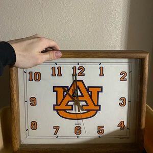 Auburn Tigers Clock